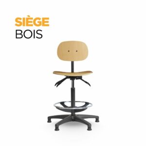 Siège d'atelier bois